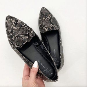 Time and tru | loafers flats snake skin print
